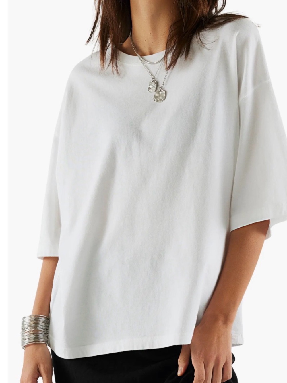 36. We the free Classic White Crewneck Tee